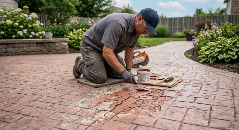 Decorative Concrete Repair in Louisville, KY