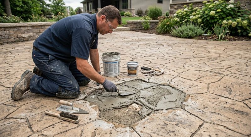 Decorative Concrete Repair in Louisville, KY