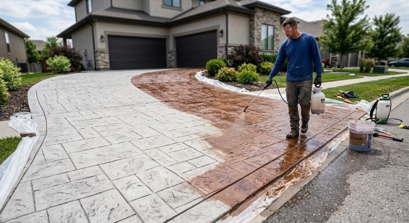 Driveway Overlaying in Fort Worth, TX
