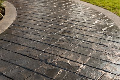 Textured Concrete Installation in Dallas, TX