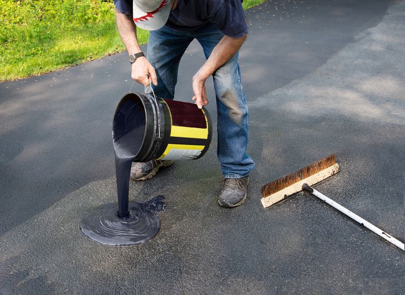Local Driveway Concrete Sealing pros at work